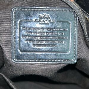 Black coach bag